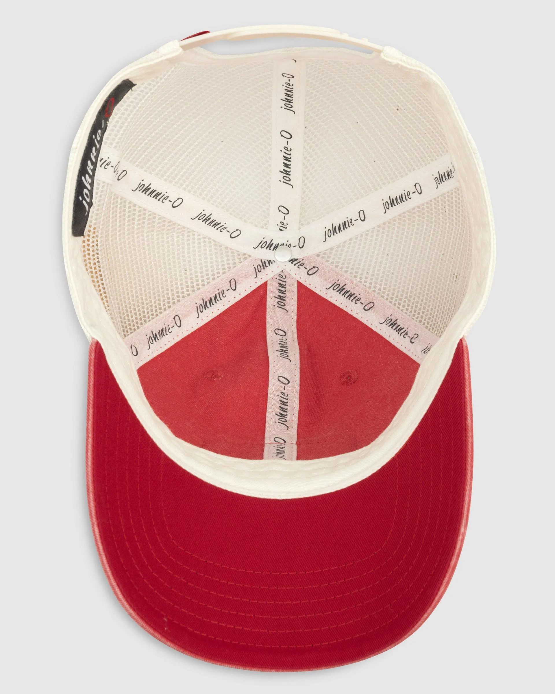 Red Blue Patch Trucker Hat
