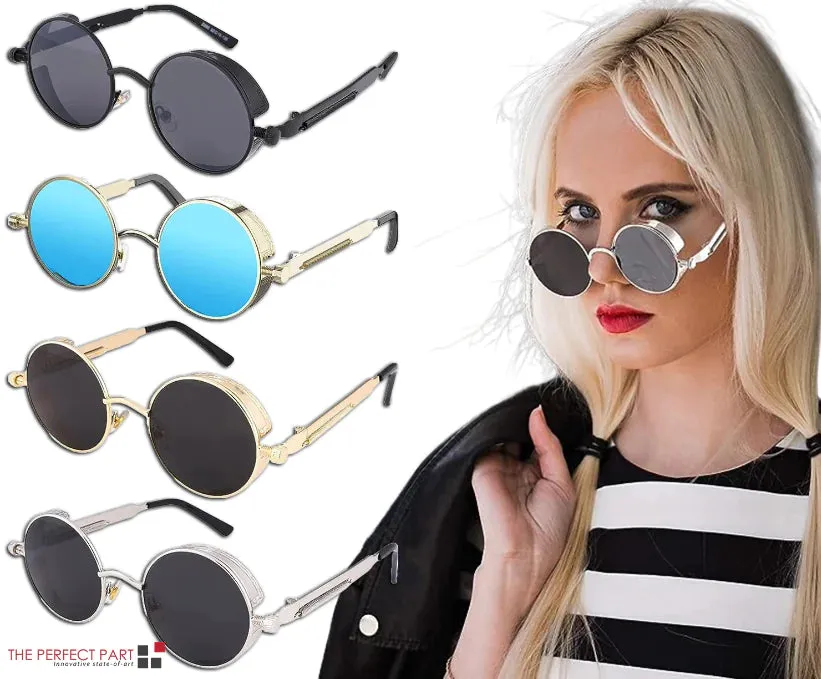 Retro Round Polarized Sunglasses