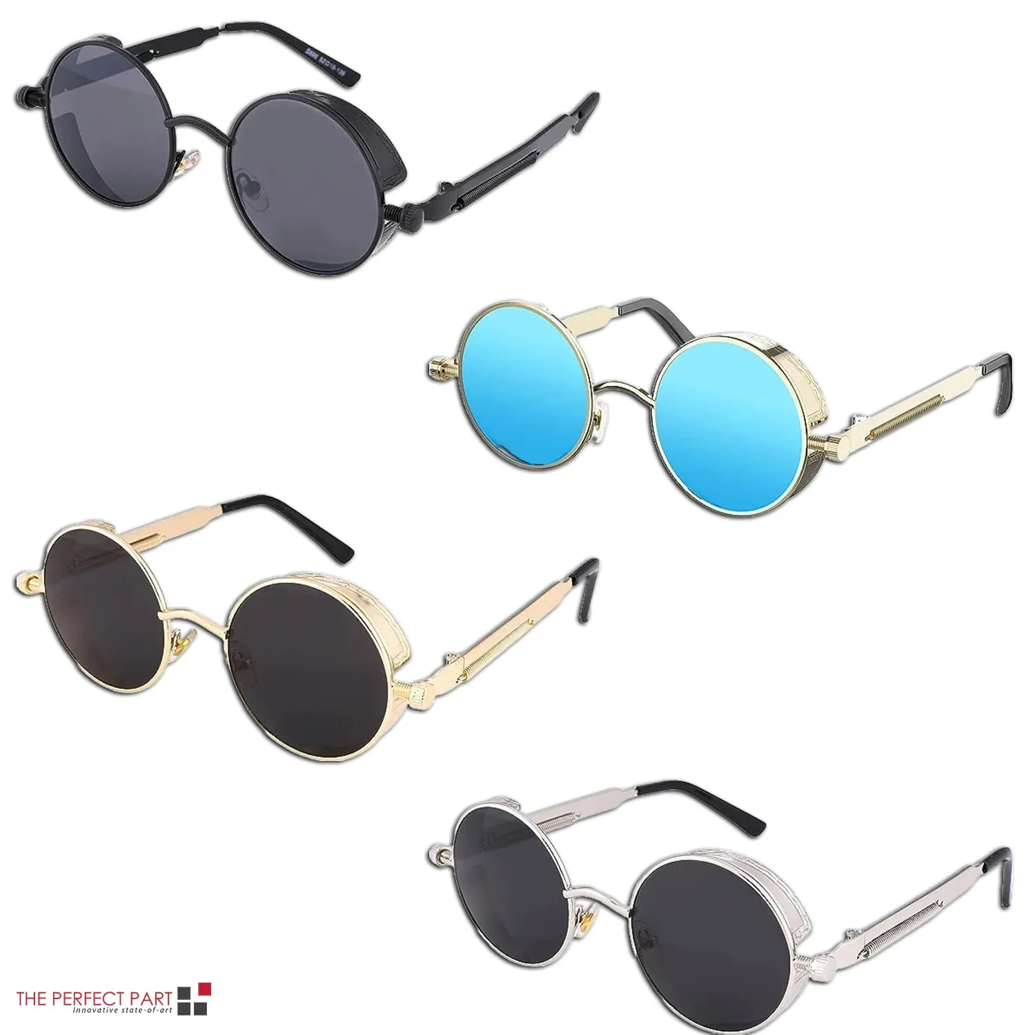 Retro Round Polarized Sunglasses