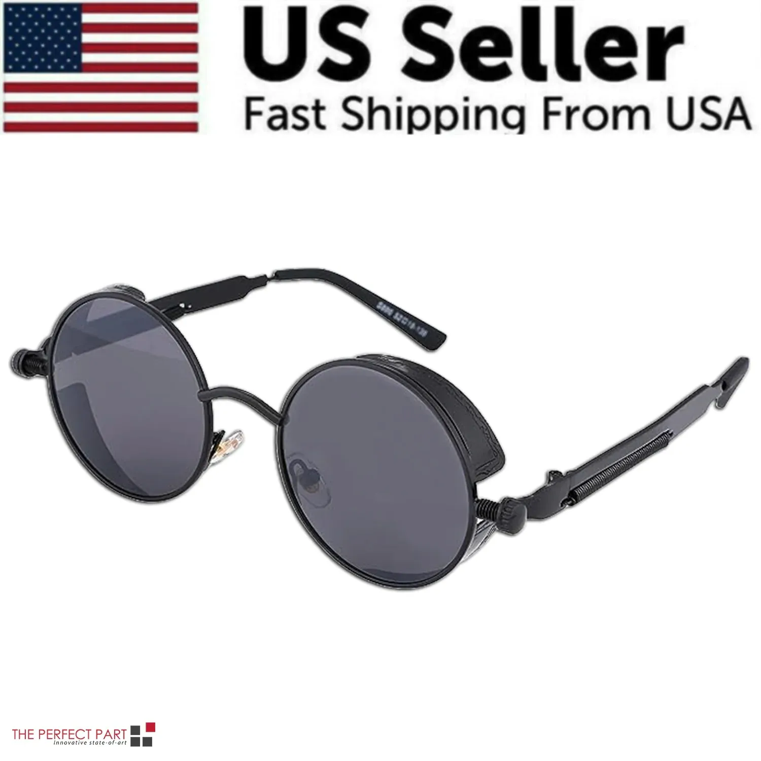 Retro Round Polarized Sunglasses