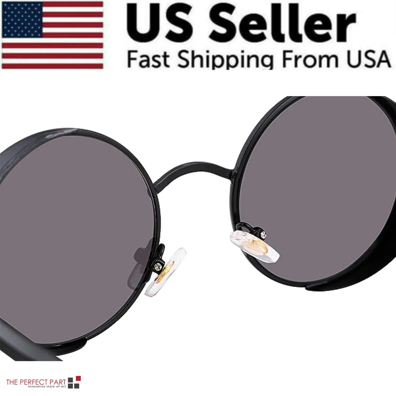 Retro Round Polarized Sunglasses