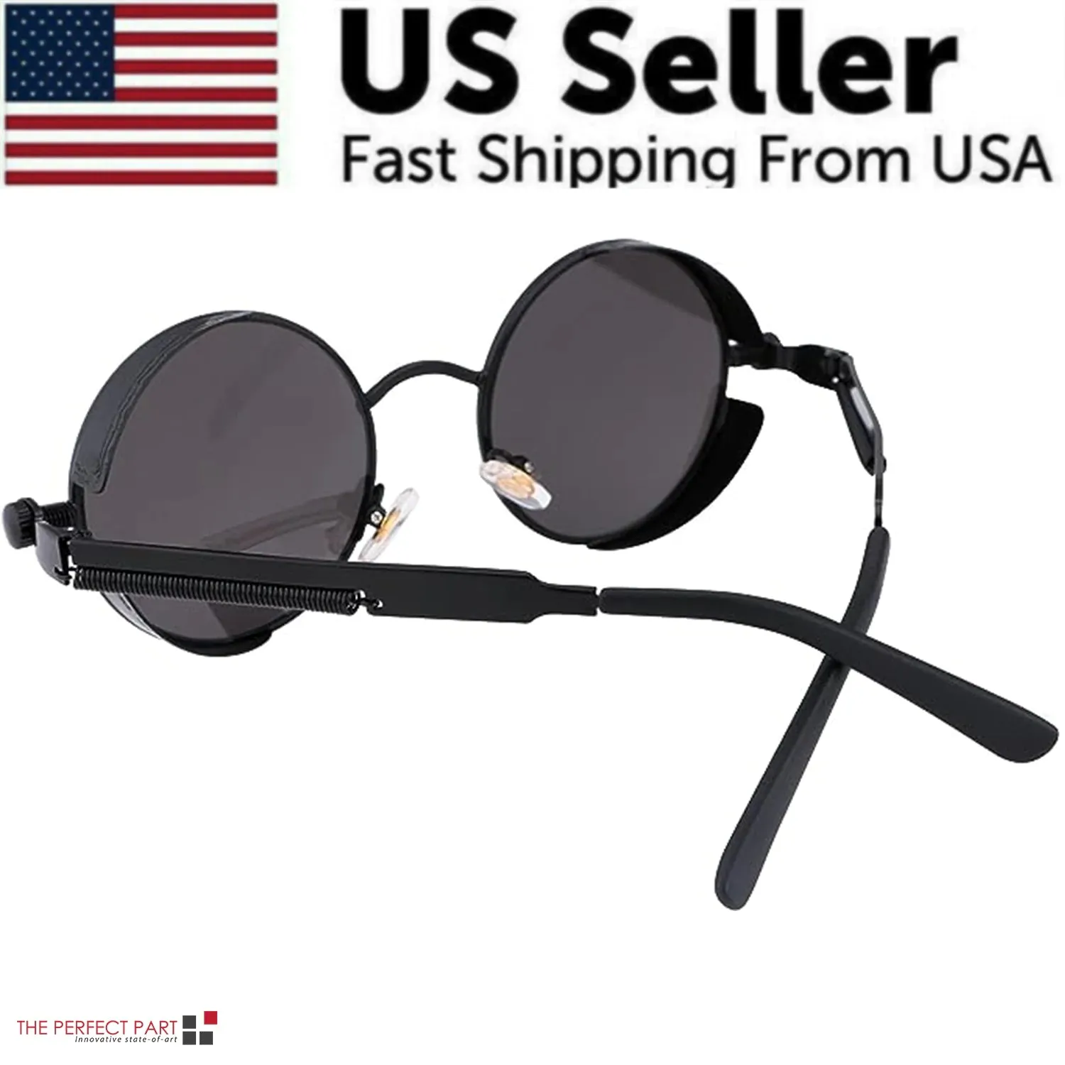 Retro Round Polarized Sunglasses