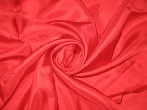 RICH Red COLOUR PLAIN HABOTAI SILK 44&quot;