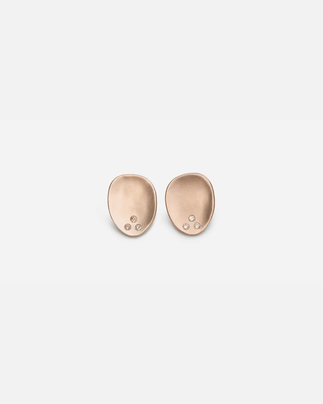 Sasa / Orange Diamond Studs