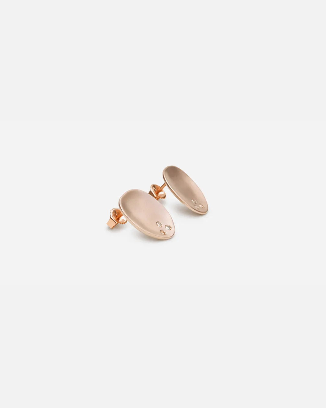 Sasa / Orange Diamond Studs