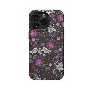 Seamless Floral Spider Web Bat Phone Case iPhone Samsung Cover Pixel 1032