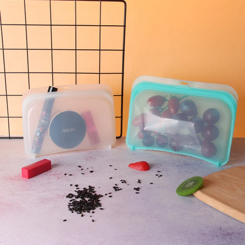 Silicone Coloured Food Storage Bags