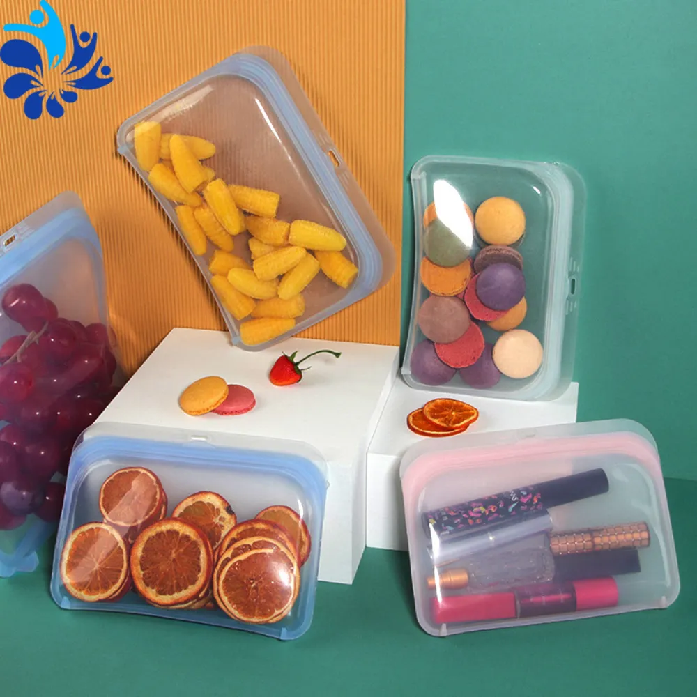 Silicone Coloured Food Storage Bags