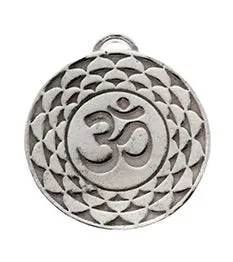 Silk Wrap Bracelet with Sterling Silver 925 Peace or OM Charm