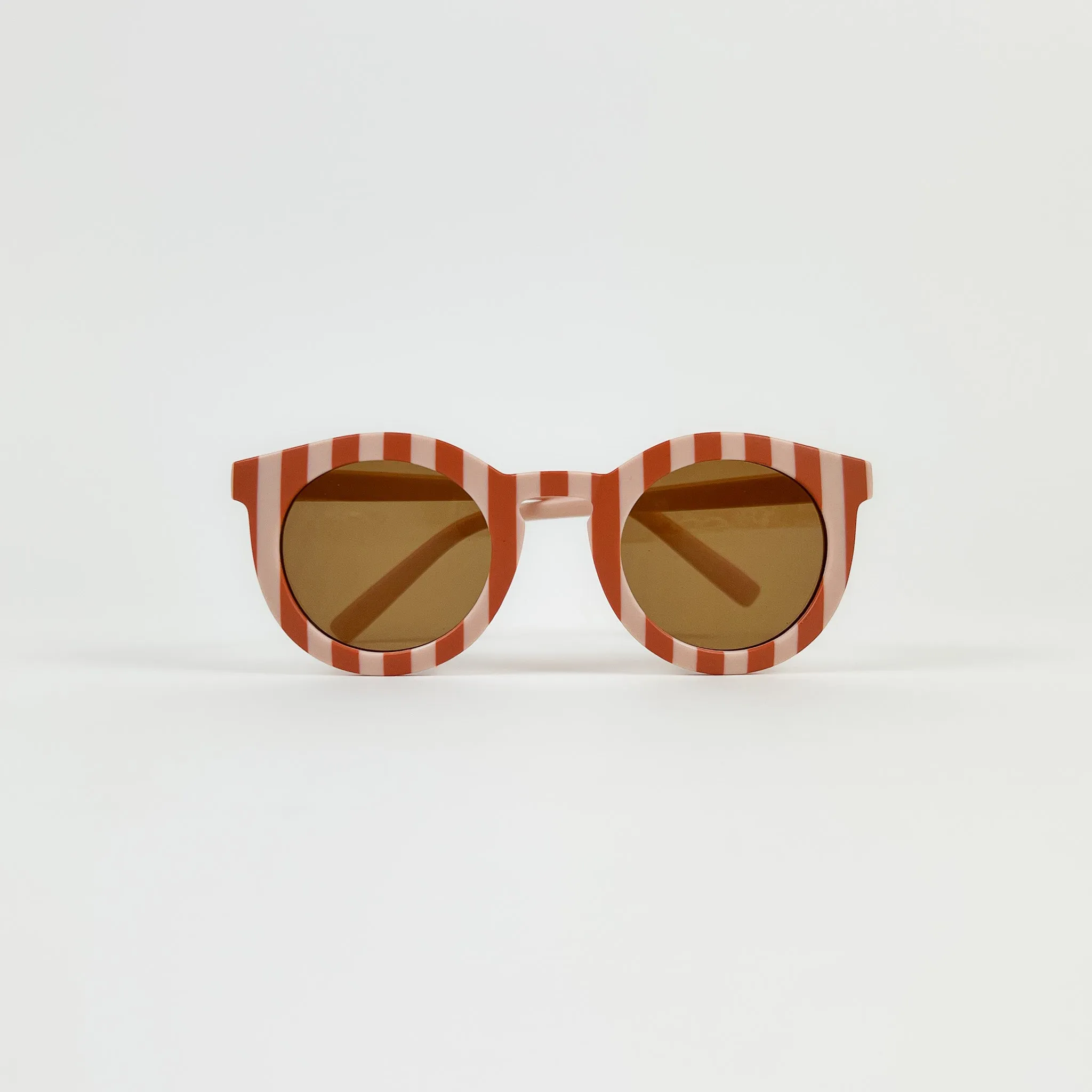 Striped Sunglasses, Brown/Pink (30% off)