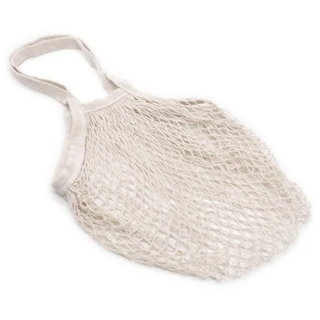 Stylish Cotton Woven Mesh Storage Bag B