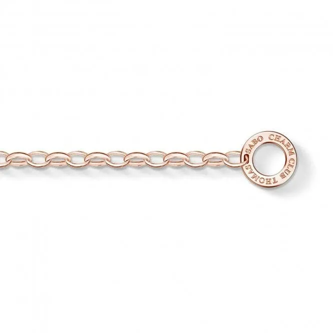 Thomas Sabo Silver Rose Gold Charm Bracelet X0243-415-40