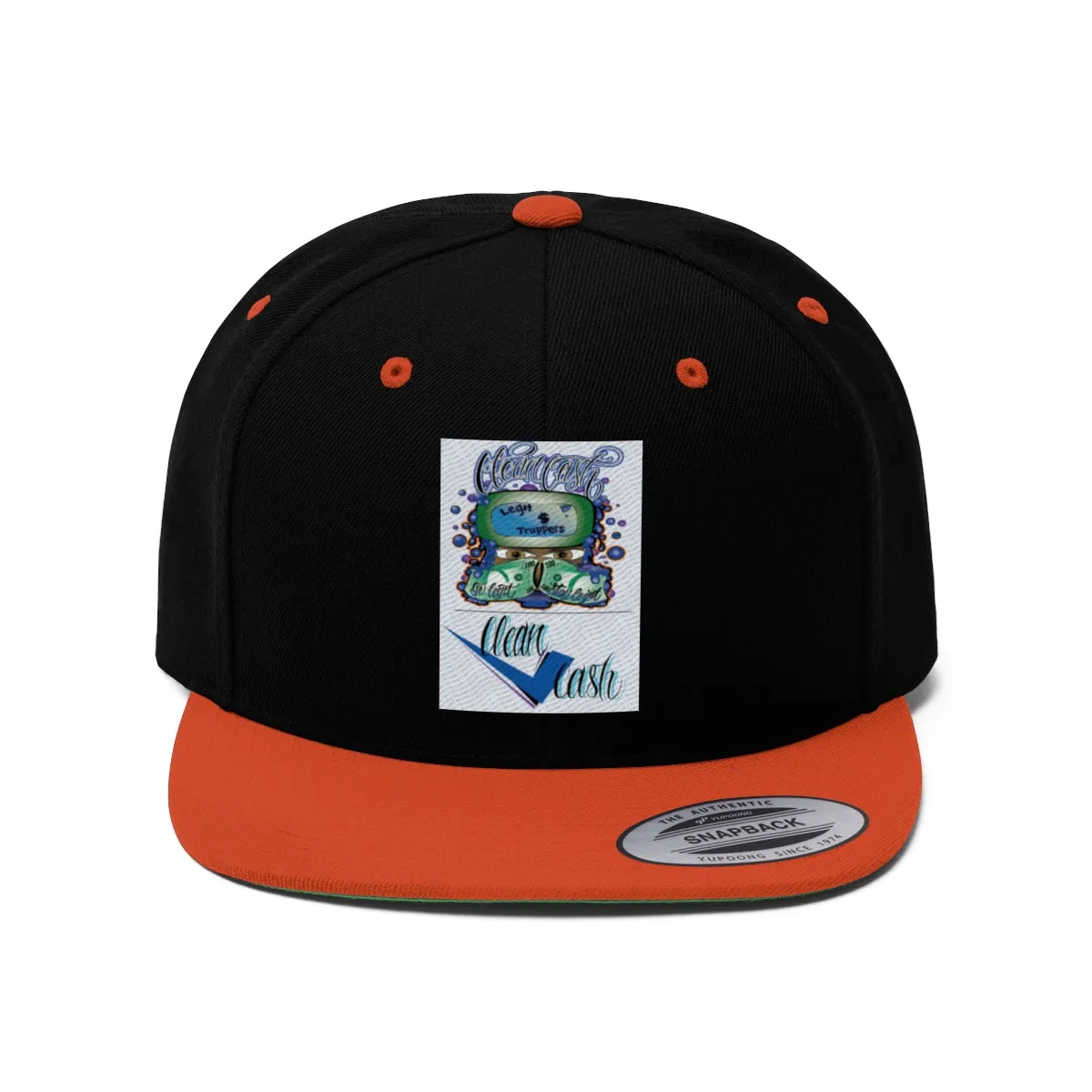 Unisex Flat Bill Hat