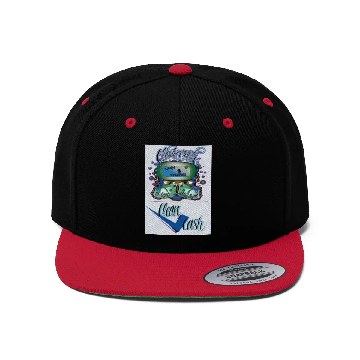 Unisex Flat Bill Hat