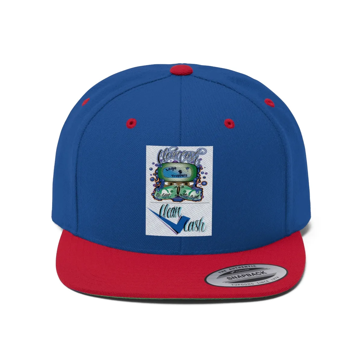Unisex Flat Bill Hat