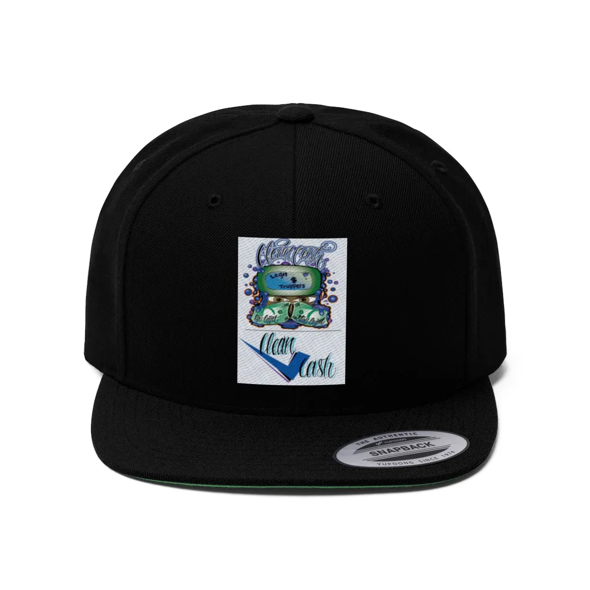 Unisex Flat Bill Hat