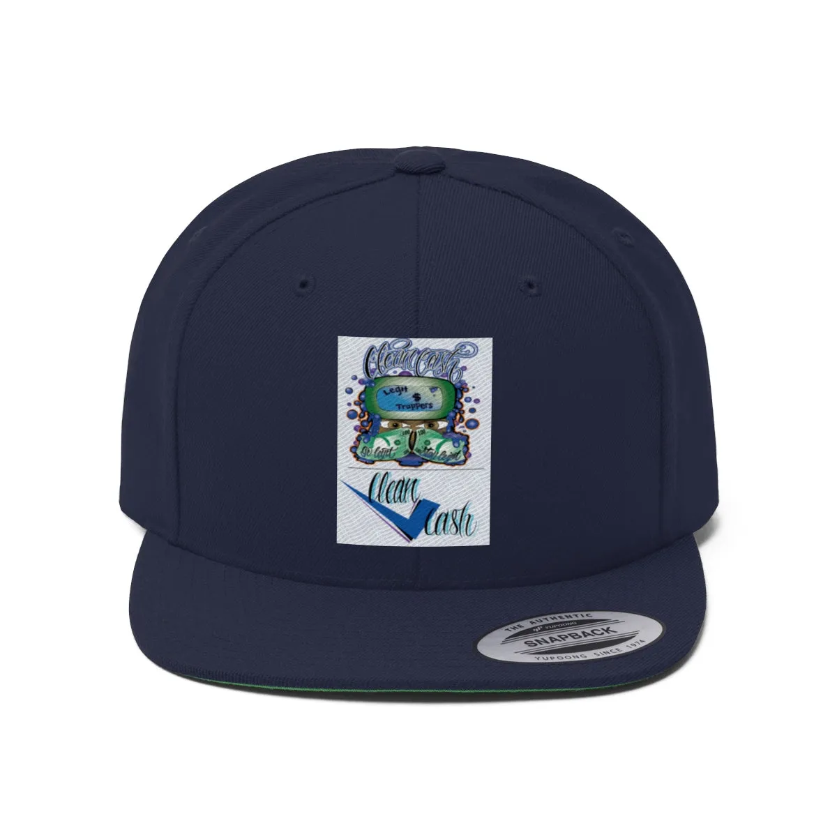 Unisex Flat Bill Hat