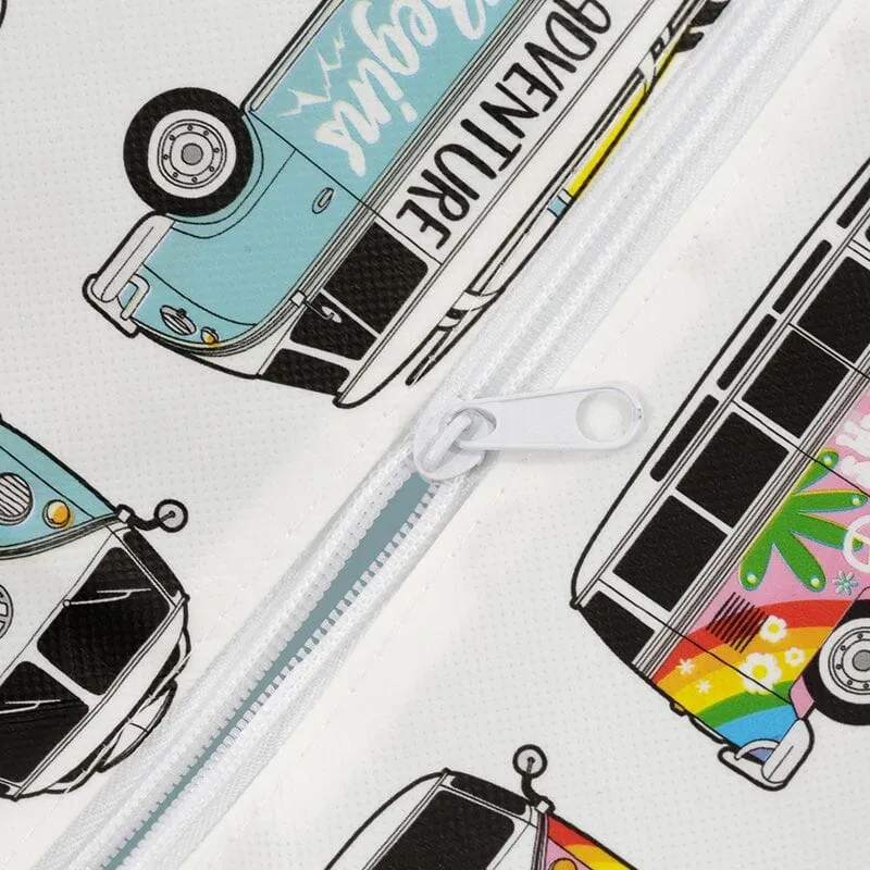 Volkswagen VW T1 Camper Bus Surf Adventure & Summer Love Design Laundry Storage Bag