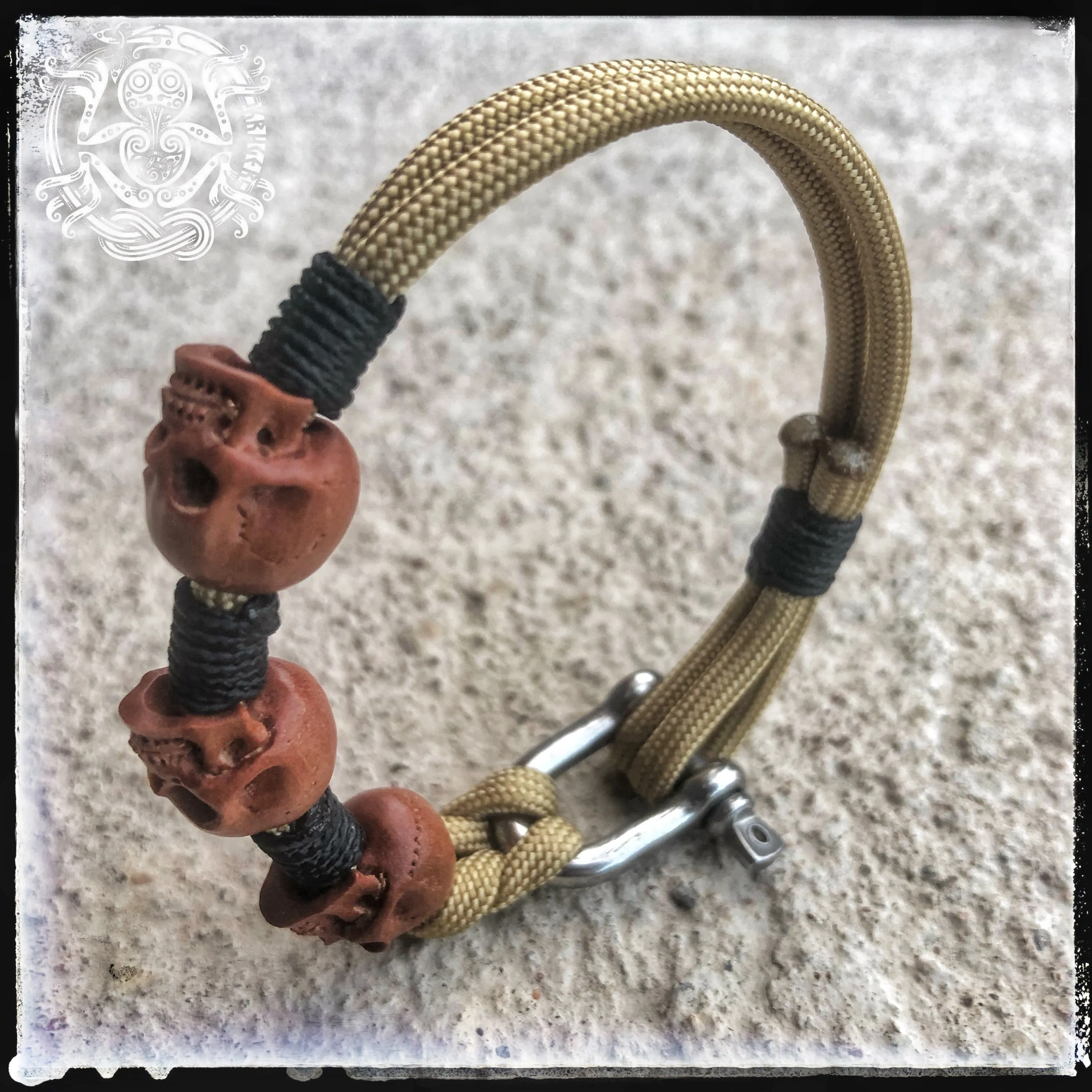 Wooden Skull bracelets