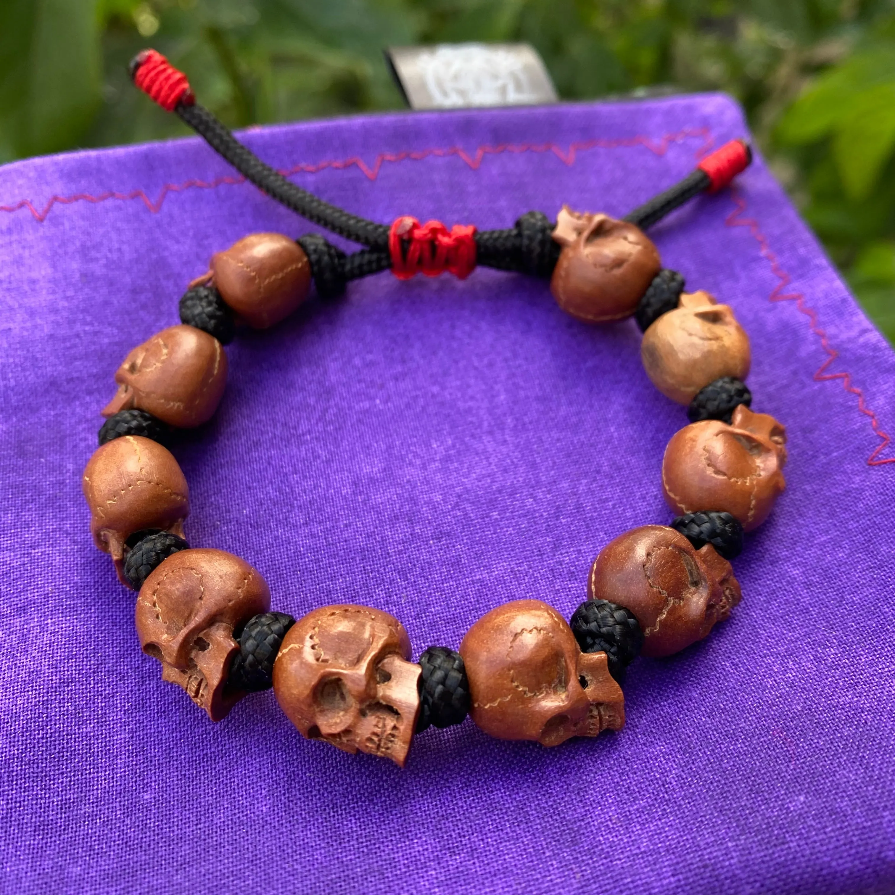Wooden Skull bracelets