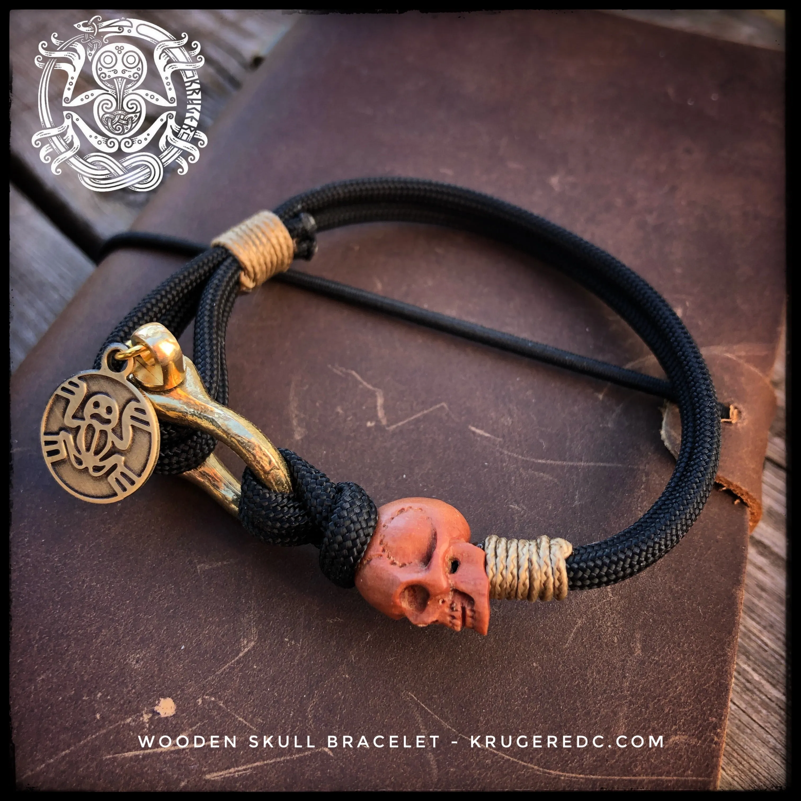 Wooden Skull bracelets