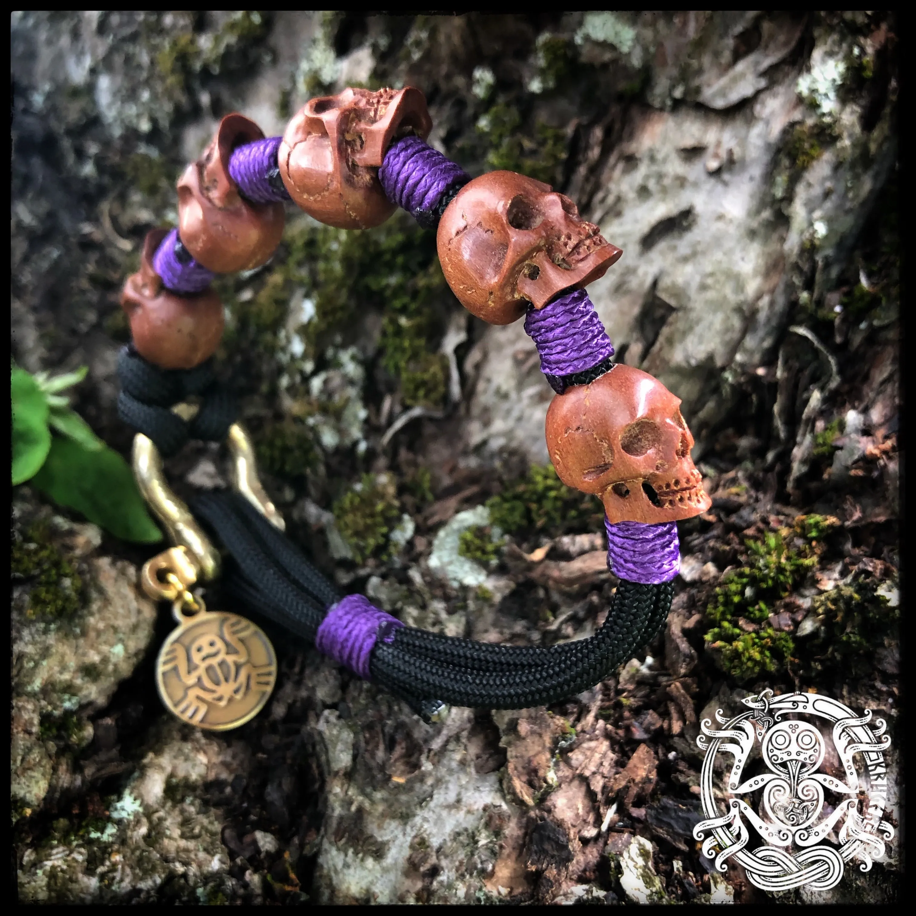 Wooden Skull bracelets